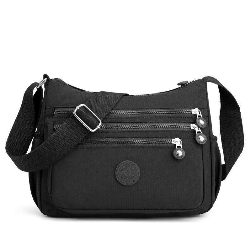 Borsa a tracolla da donna tracolla messenger multitasche nylon borsa vacanza tote bag - Foto 10 di 15