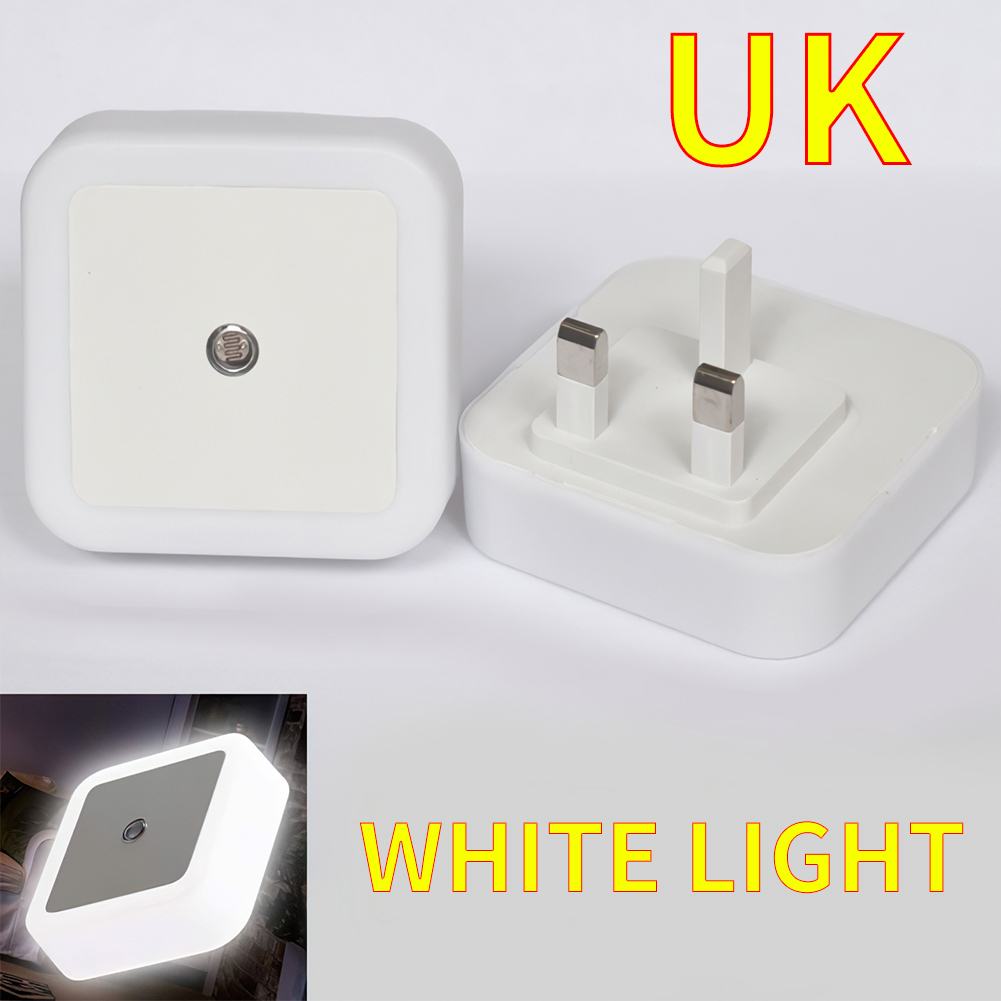 LED Night Light Plug in Sensor Automatic Security Wall light UK