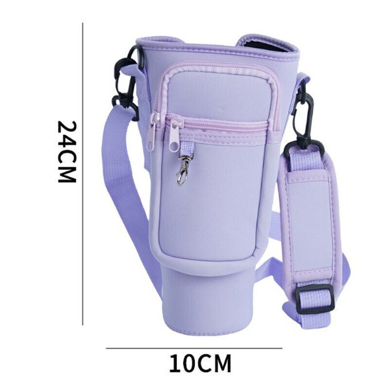 Water Bottle Carrier Bag Holder for 40oz Stanley Tumbler Cup Bottle Sling Bag UK