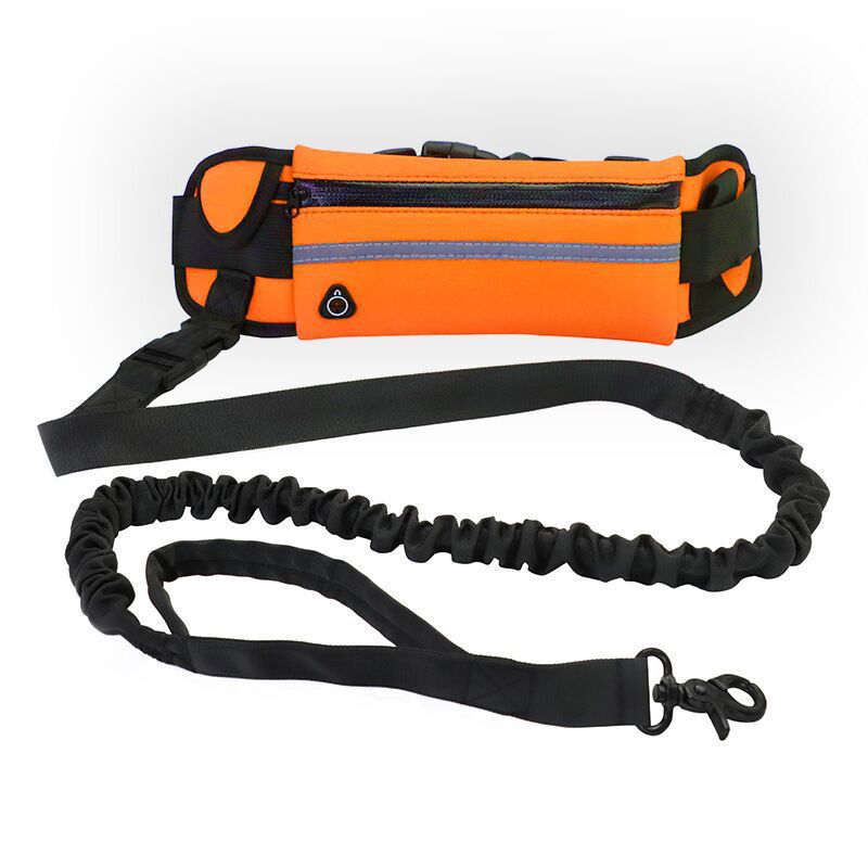 Dog Pet Leash Lead Waist Belt Adjustable Hands Free For Jogging Walking Running - Picture 16 of 19