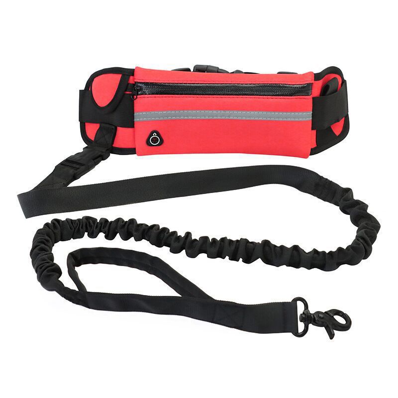 Dog Pet Leash Lead Waist Belt Adjustable Hands Free For Jogging Walking Running - Picture 19 of 19