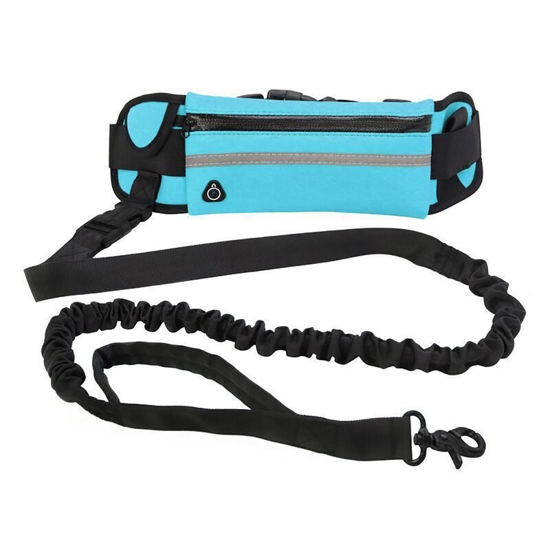 Dog Pet Leash Lead Waist Belt Adjustable Hands Free For Jogging Walking Running - Picture 18 of 19
