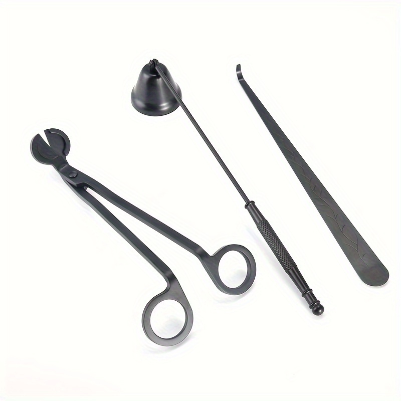 3Pcs/Set Candle Wick Trimmer Snuffer Dipper Cutter Scissor Extinguish Tool