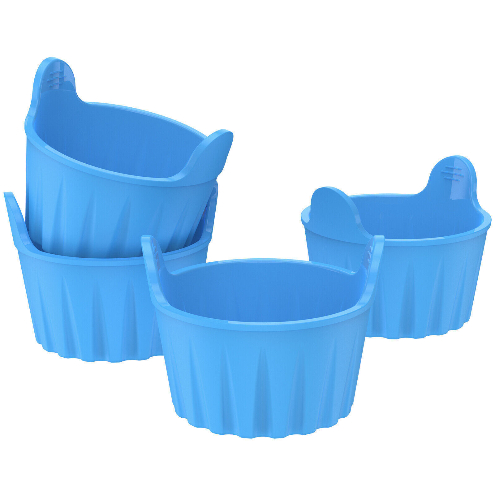 4Pcs Air Fryer Egg Poacher Food Grade Silicone Egg Poaching Cups Baking Cups