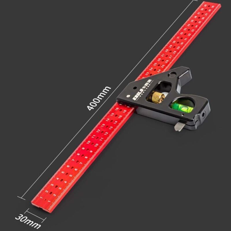 Movable Level Gauge Adjustable Levelling Instrument Spirit Level  Woodworking