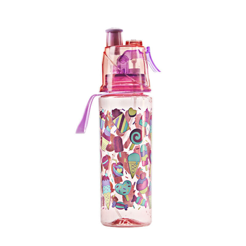 500ml Cool Down Spray Mist Water Bottle Spray Drinking Water Bottle for Kids - Picture 17 of 17