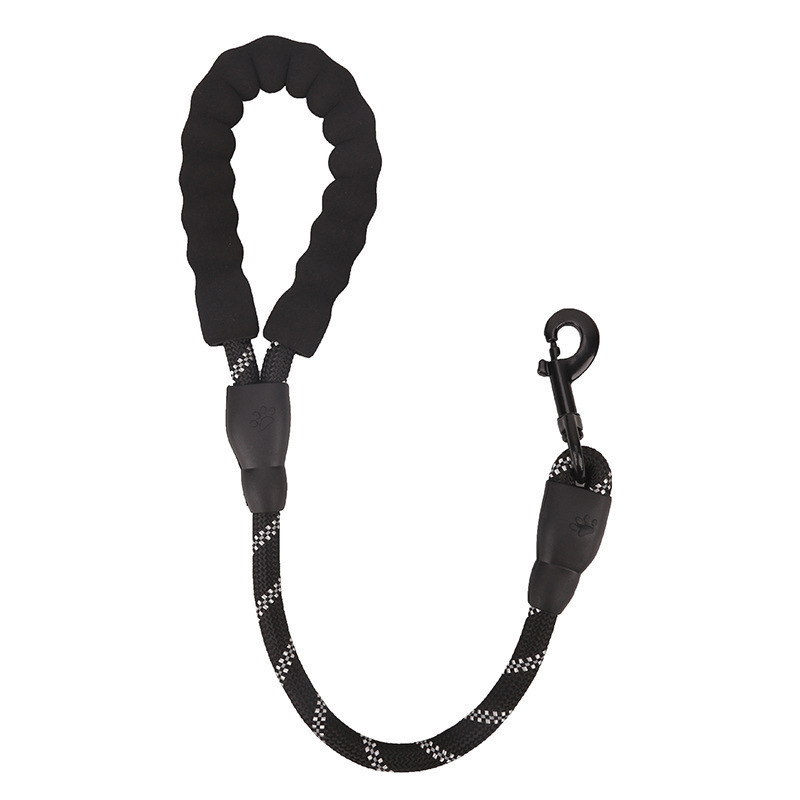 2 ft Short Training Dog Leash Soft Strong Heavy Duty Dog Lead with Padded Handle