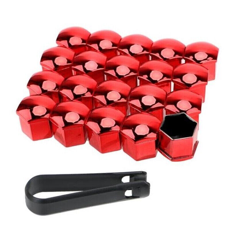 20X Universal Chrome Alloy Wheel Nut Bolt Covers Caps Key for Car 17/19/21mm UK - Picture 20 of 21