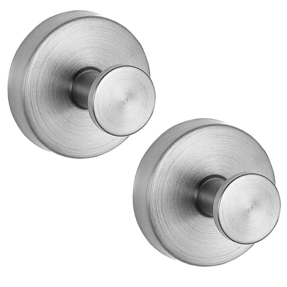 1-2x Strong Vacuum Suction Cup Hook Shower Towel Holder Hooks Bathroom-Kitchen