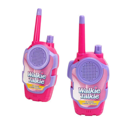 2Pcs Kids Walkie Talkies Cute Handheld Interactive Game Walkie Talkie Child