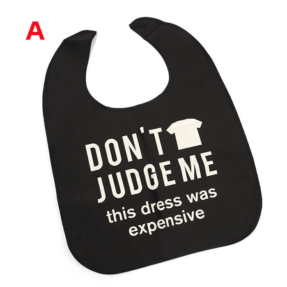 Reusable Senior Eating Apron Adult Funny Bib Disabled Feeding Bibs Gift - Picture 17 of 19