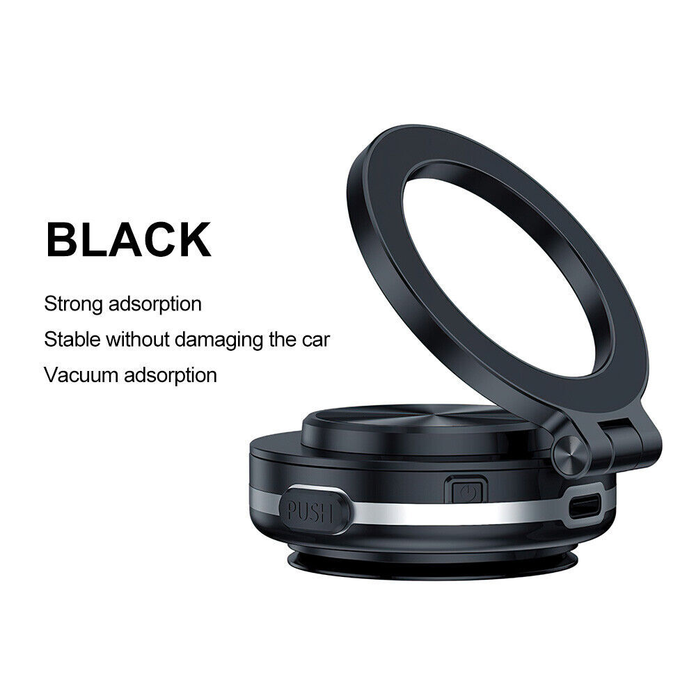 Elektrischer Vakuum Magnetischer Saugnapf Auto Handy Halter Ständer Halterung 360° Drehung - Bild 15 von 16