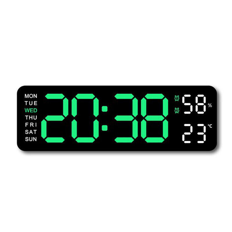 Digital Alarm Clock LED Wall Clock & Remote Control Countdown Clock Desk Clocks