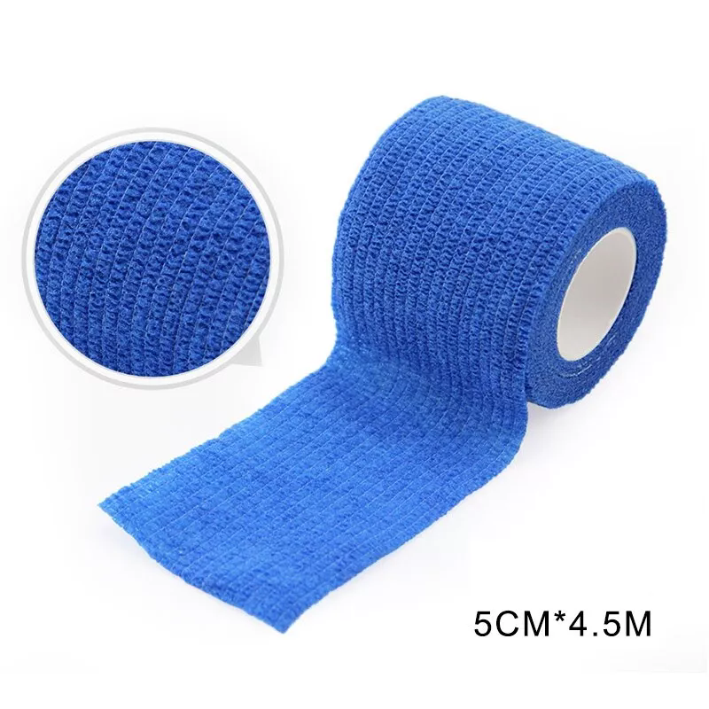 1-5 Rolls Cohesive Elastic Bandage Adhesive Wrist Ankle Gauze Tape Vet Wrap 4.5m - Picture 21 of 22