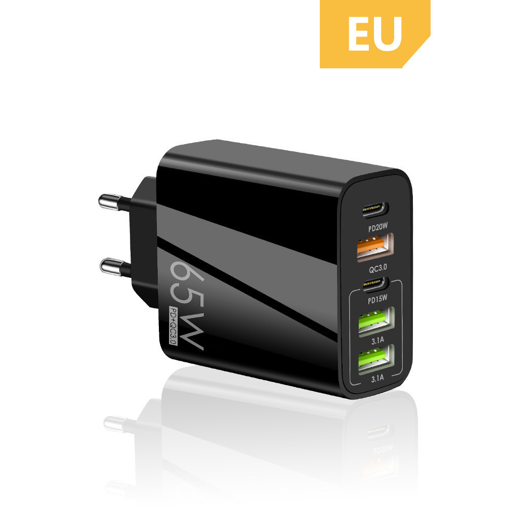 Quick Charger 65W UK Plug Fast Wall Power Adapter Multi-port USB-C PD Type C - Picture 15 of 16