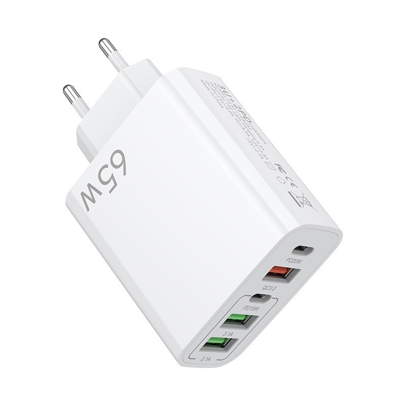 Quick Charger 65W UK Plug Fast Wall Power Adapter Multi-port USB-C PD Type C - Picture 16 of 16