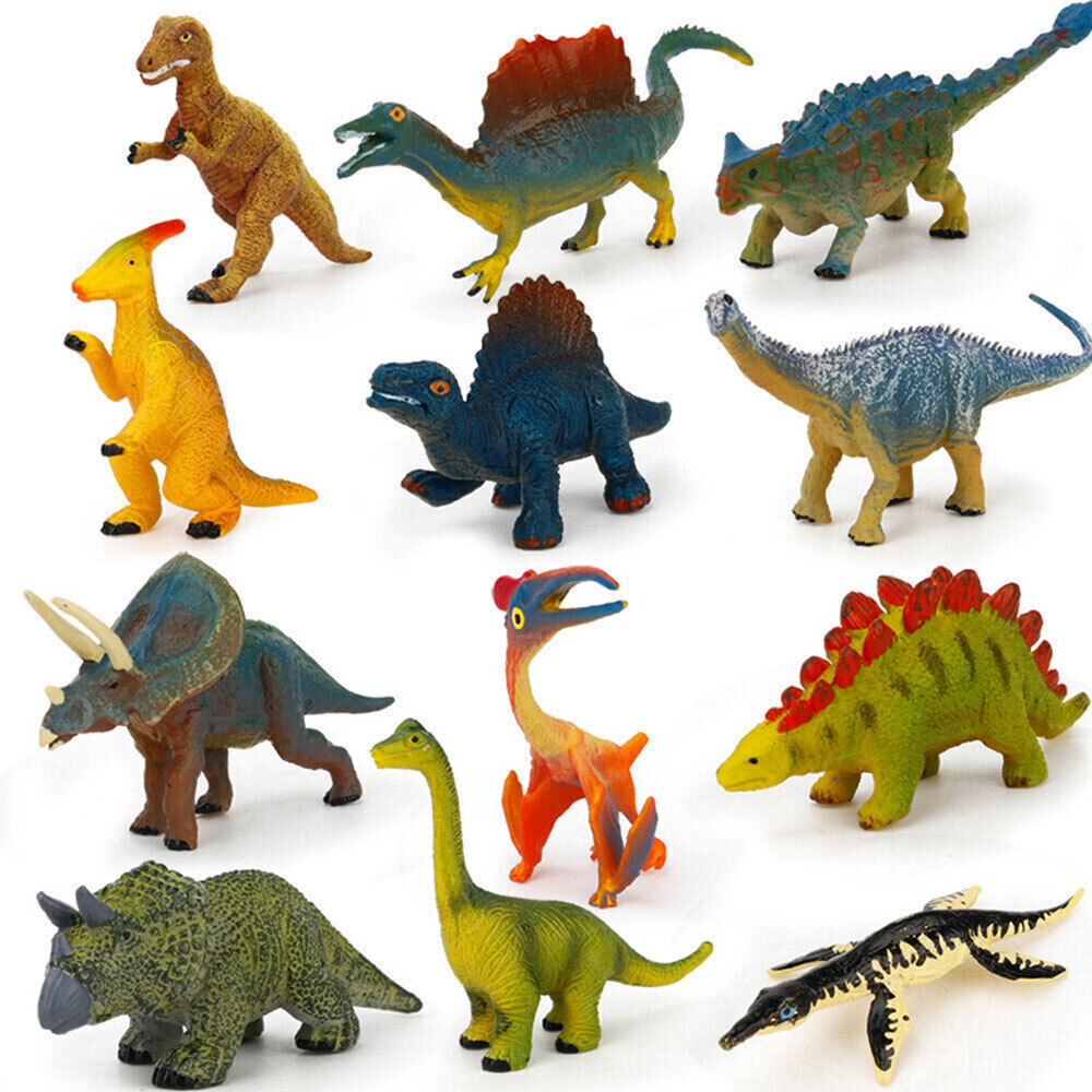 12Pcs/Set Plastic Sea Ocean Animals Figures Realistic Figurines Model Toys