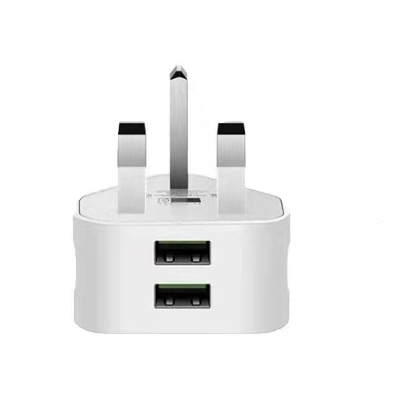 UK Netz Wand 3 Pin Stecker Adapter Ladegerät Strom 4 USB Ports für Handys Tablets CE - Bild 9 von 12