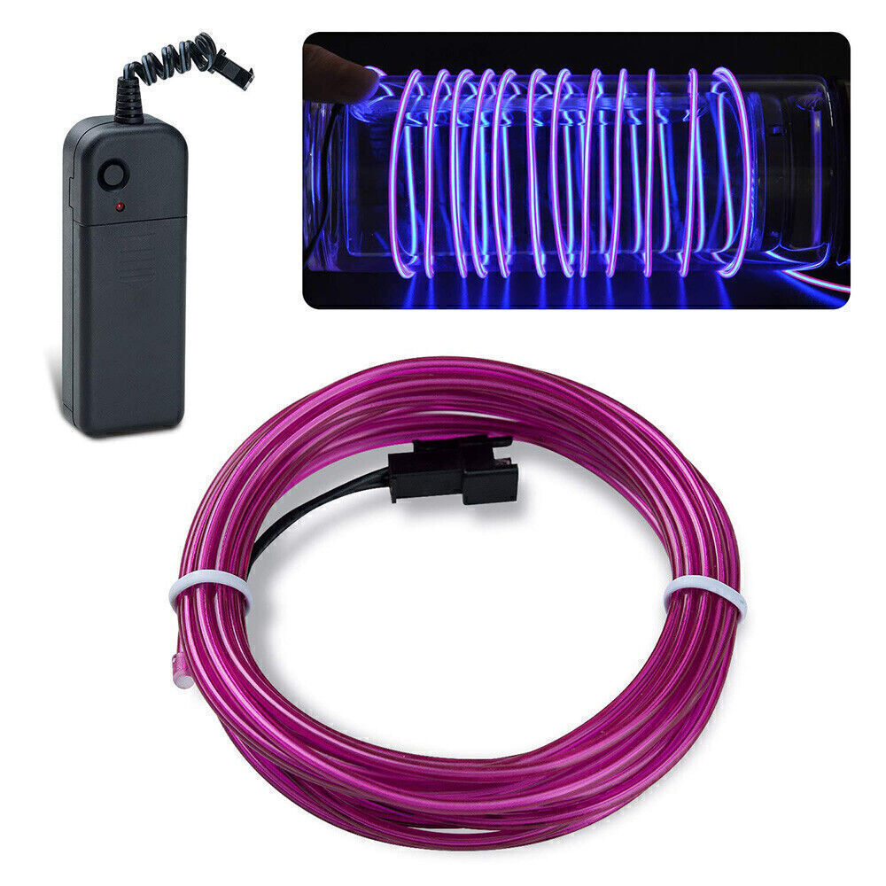 3M EL Kabel Leuchtdraht LED Neon Wire Lichtschnur Licht Glühen Party Deko 3V 12V - Bild 18 von 18