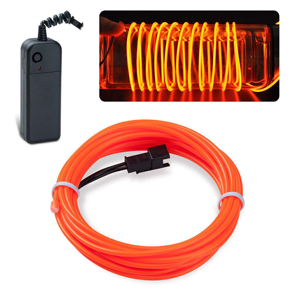 3M EL Kabel Leuchtdraht LED Neon Wire Lichtschnur Licht Glühen Party Deko 3V 12V - Bild 16 von 18