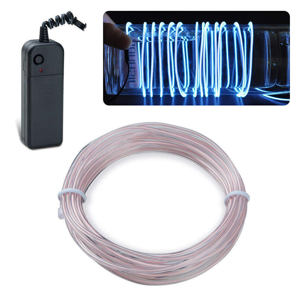 3M EL Kabel Leuchtdraht LED Neon Wire Lichtschnur Licht Glühen Party Deko 3V 12V - Bild 12 von 18