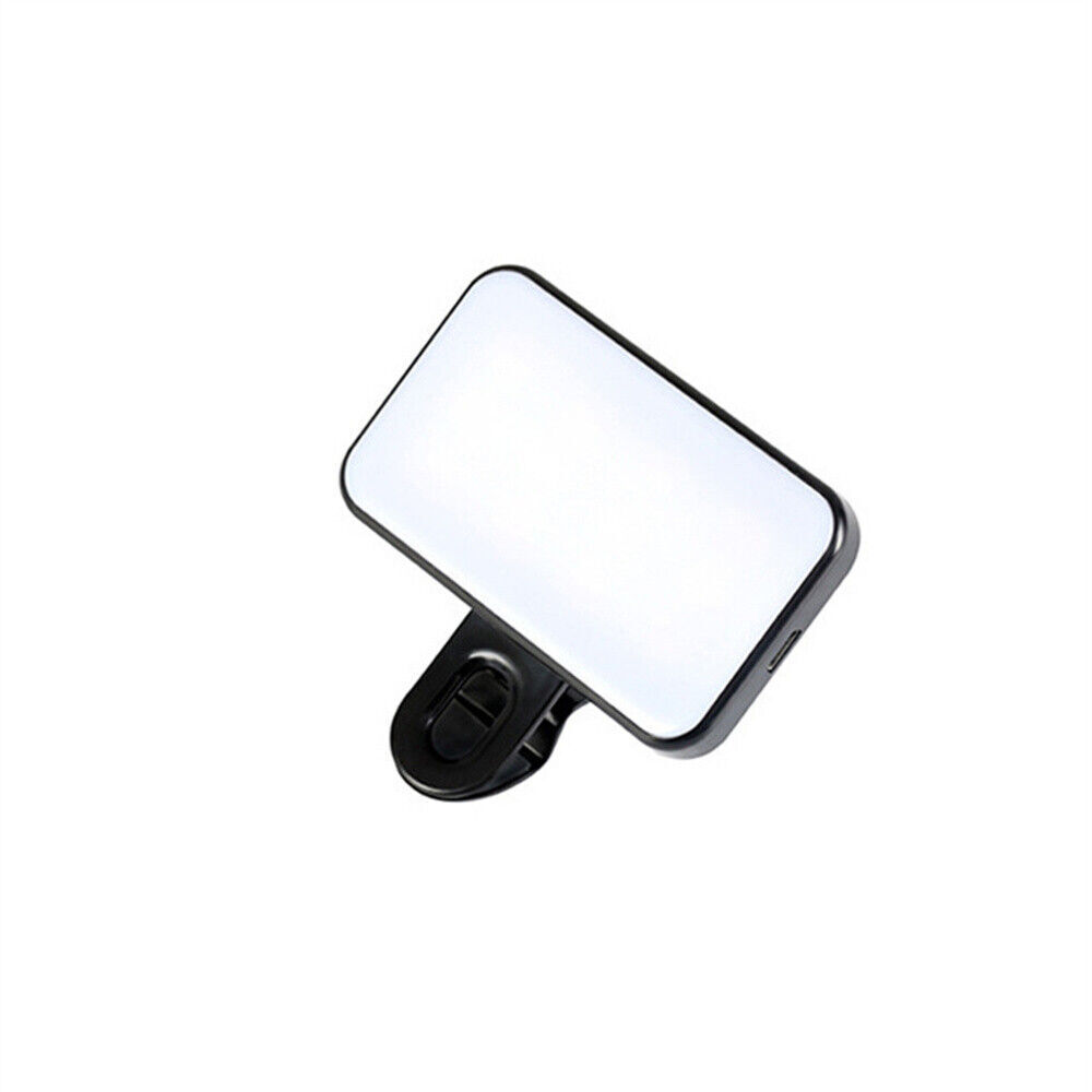 Selfie LED Light Ring Flash Clip Rechargeable Camera For Phone iPhone Tablets