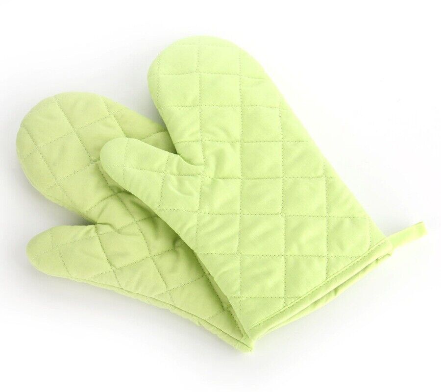 1 Pair Oven Gloves Heat Resistant Quilted Mitts Skin Friendly for Cooking Baking - Picture 13 of 13
