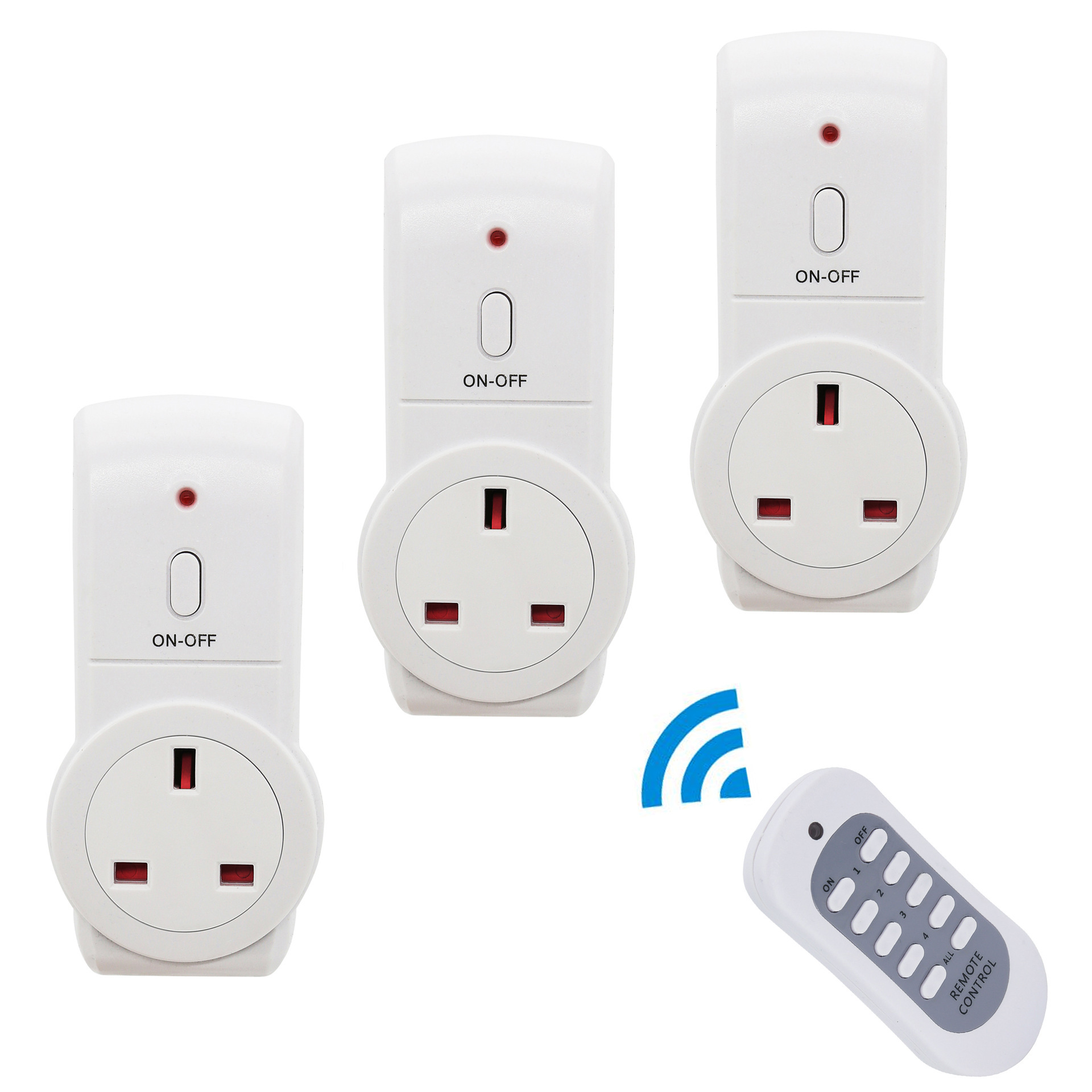 Stecker Haus Steckdose Licht EIN/AUS Schalter Steckdose Funk Fernbedienung 1-4X - Bild 15 von 16