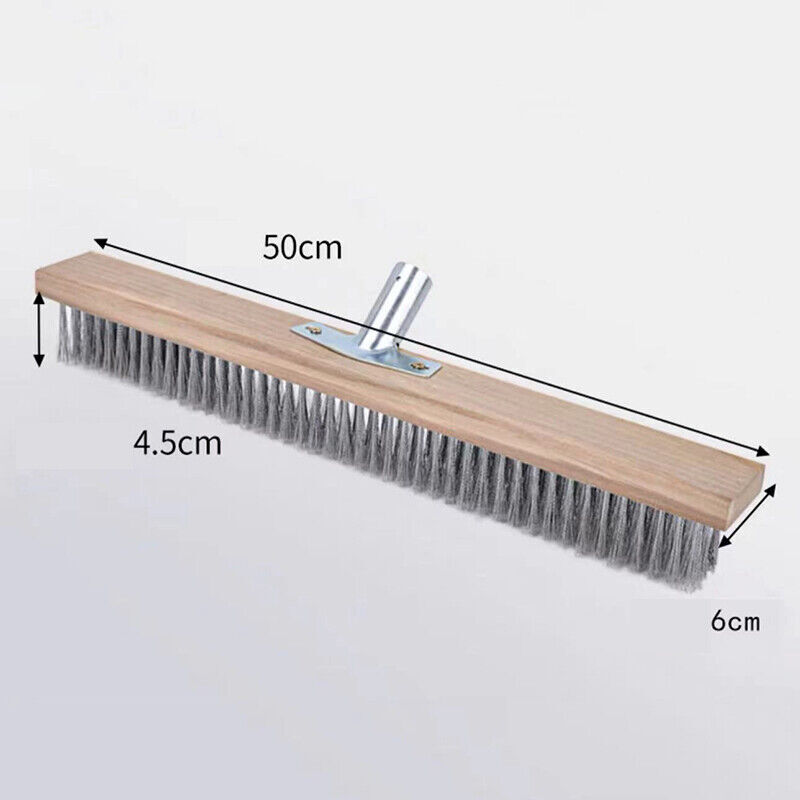 Metal Wire Stiff Garden Broom Head Heavy Duty Outdoor Sweeping Yard Brush - Picture 14 of 14