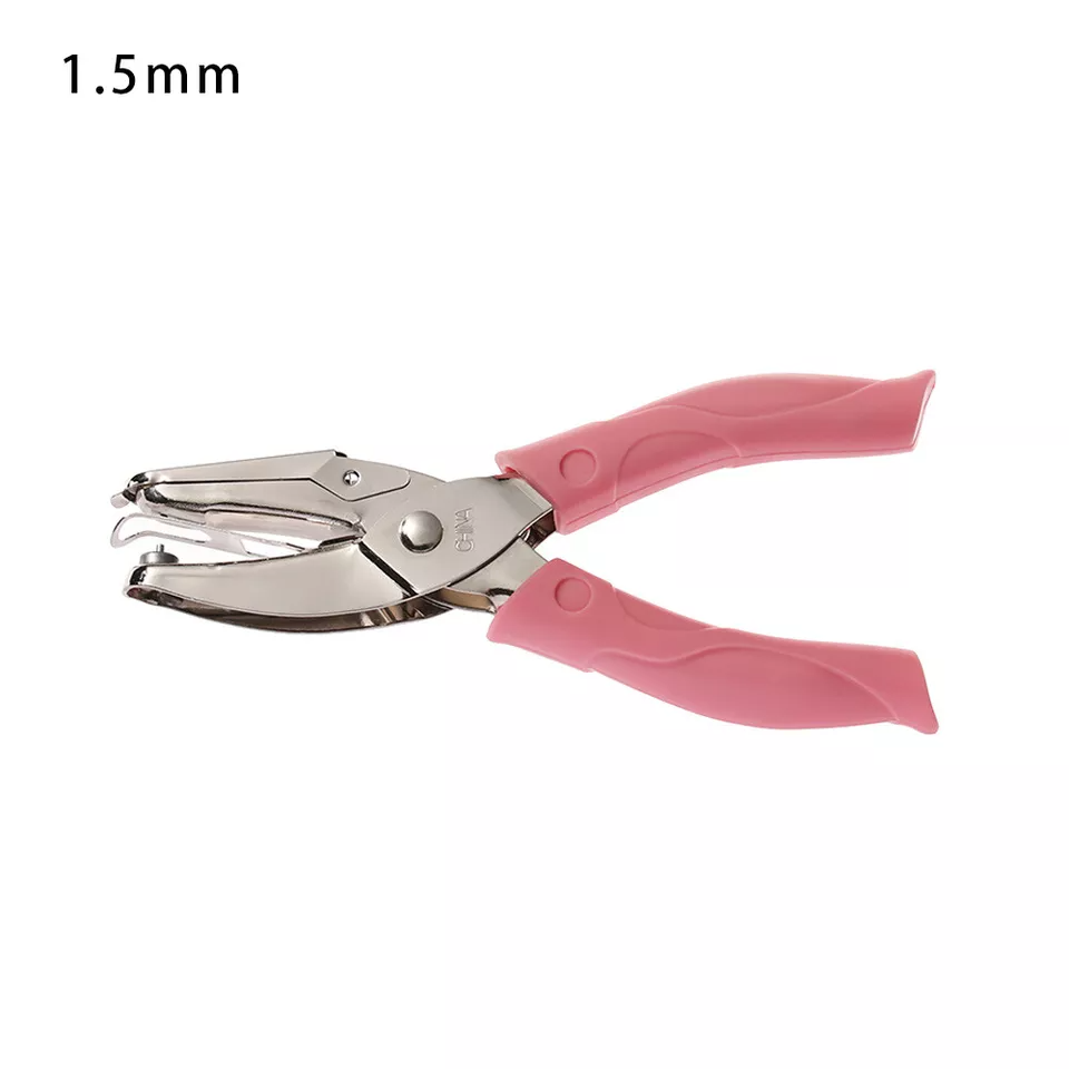 Stationery Heart Circle Shape Single Hole Hand Tool Paper Cutter Hole Punch