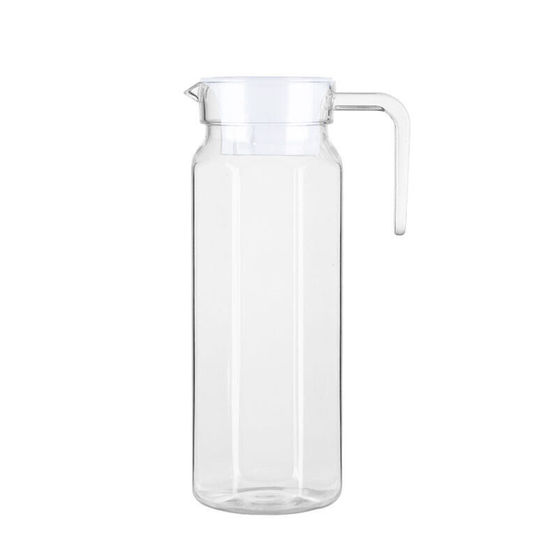 1/2pcs 1L Plastic Pitcher Jug With Lid Multi Purpose Picnic Partys Water Juice