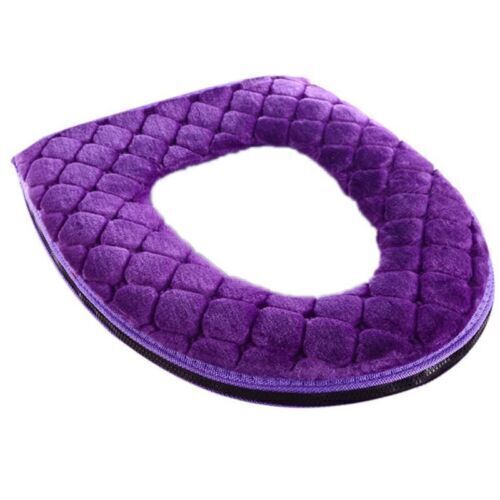 Bathroom Toilet Seat Closestool Washable Soft Warmer Cover Pad Mat Cushion - Picture 21 of 21