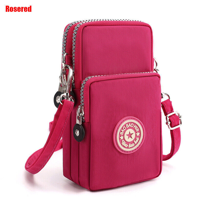 Cross-body Mobile Phone Shoulder Bag Pouch Handbag Purse Wallet UK