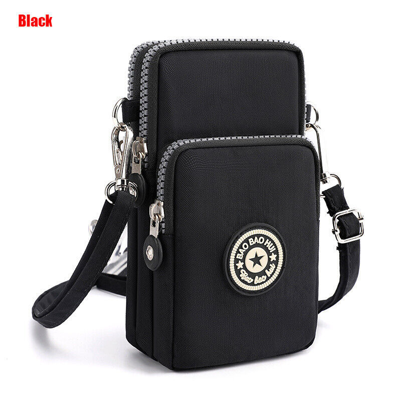Cross-body Mobile Phone Shoulder Bag Pouch Handbag Purse Wallet UK