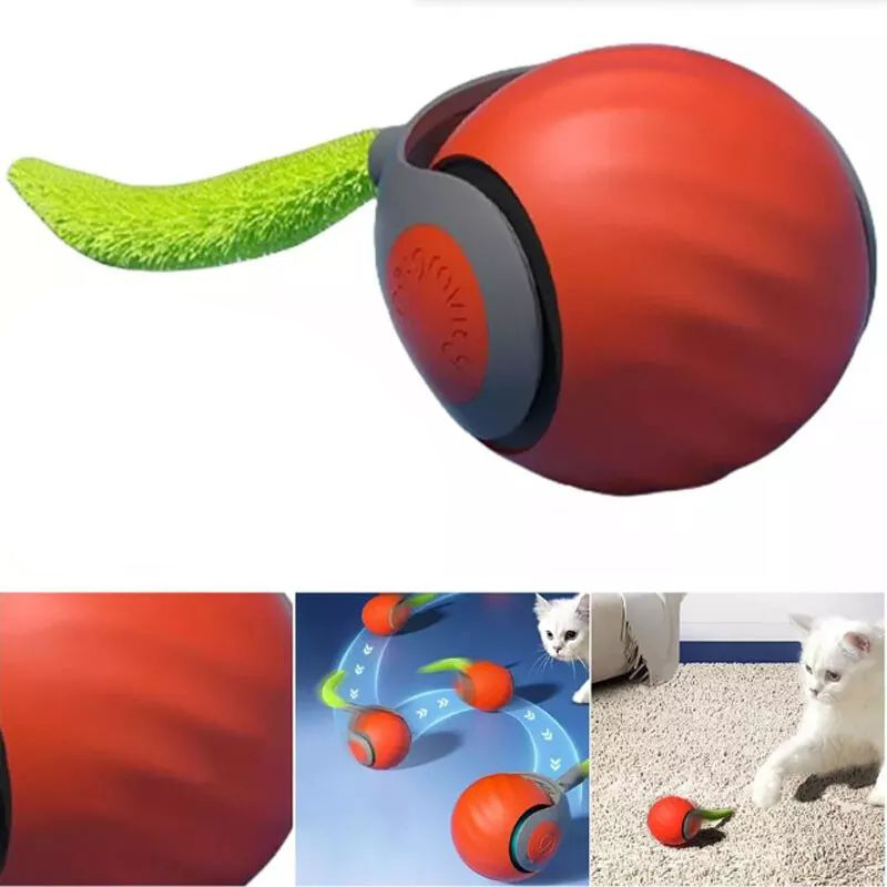 Automatic Rolling Ball Speedy Tail 2.0 Tail Cat Toy Cat Interactive Toy Moving - Picture 17 of 17