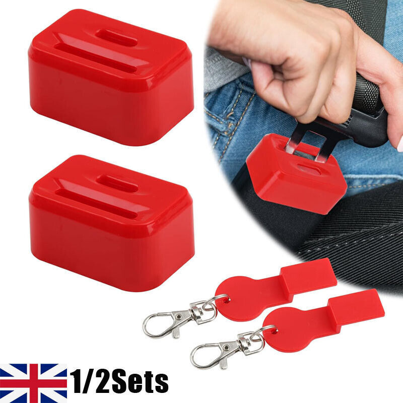 1/2x Reusable Car Seat Belt Buckle Kids Protect Lock Guard Baby Car Seat Secure