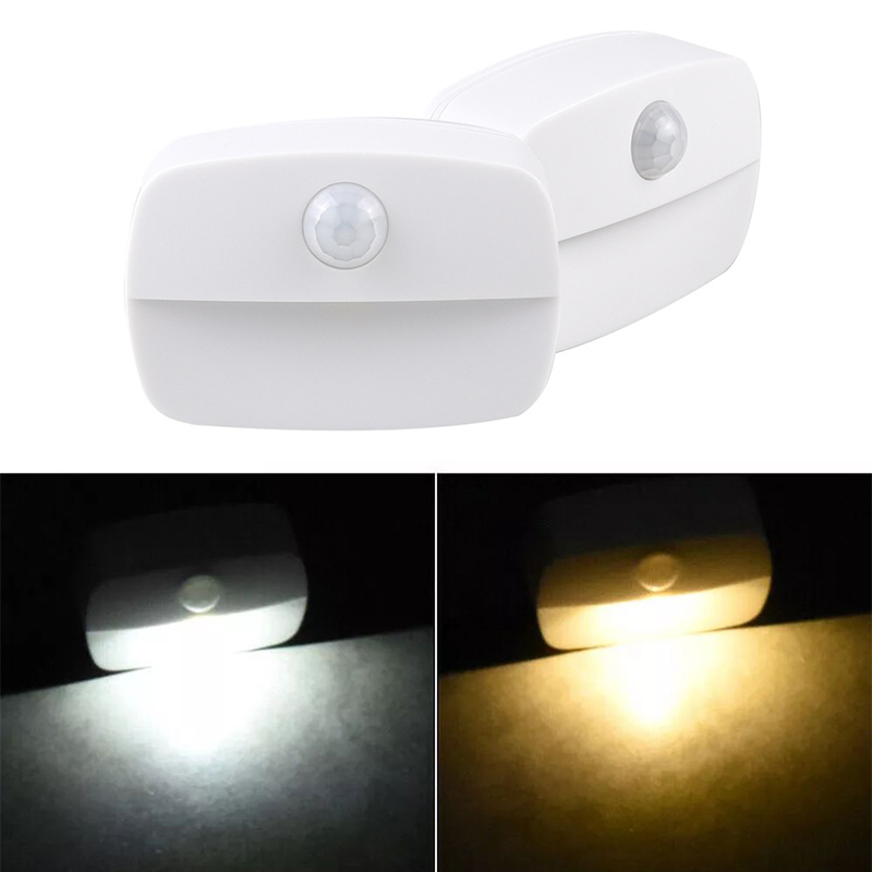 UK Motion Sensor Light Indoor LED Night Stick on Nightlight Battery Operated