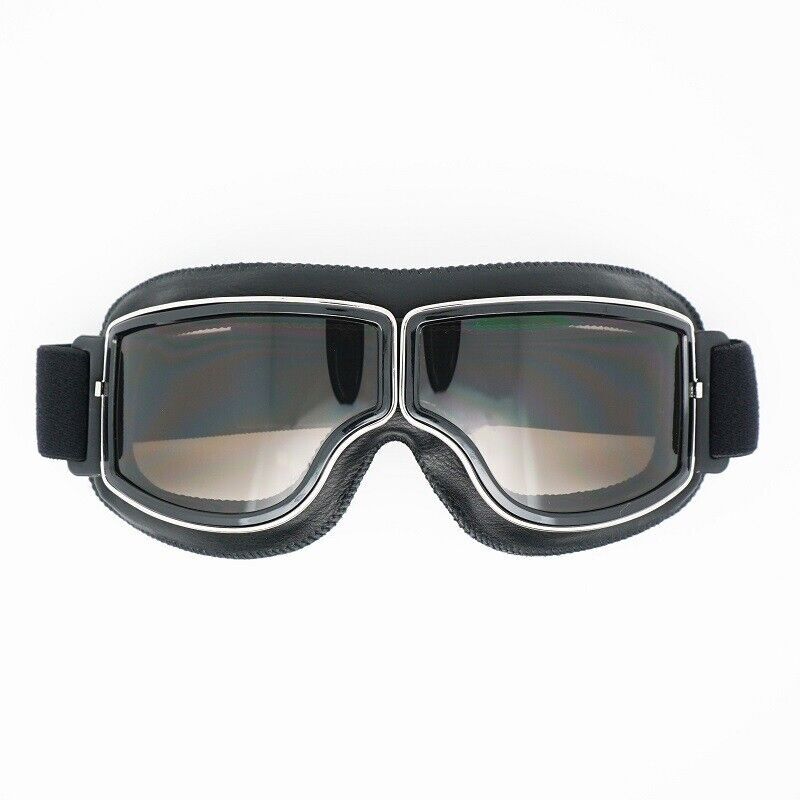 Motorcycle Windproof Goggles Retro Vintage Motorbike Glasses Bike Eyewear - Picture 14 of 17