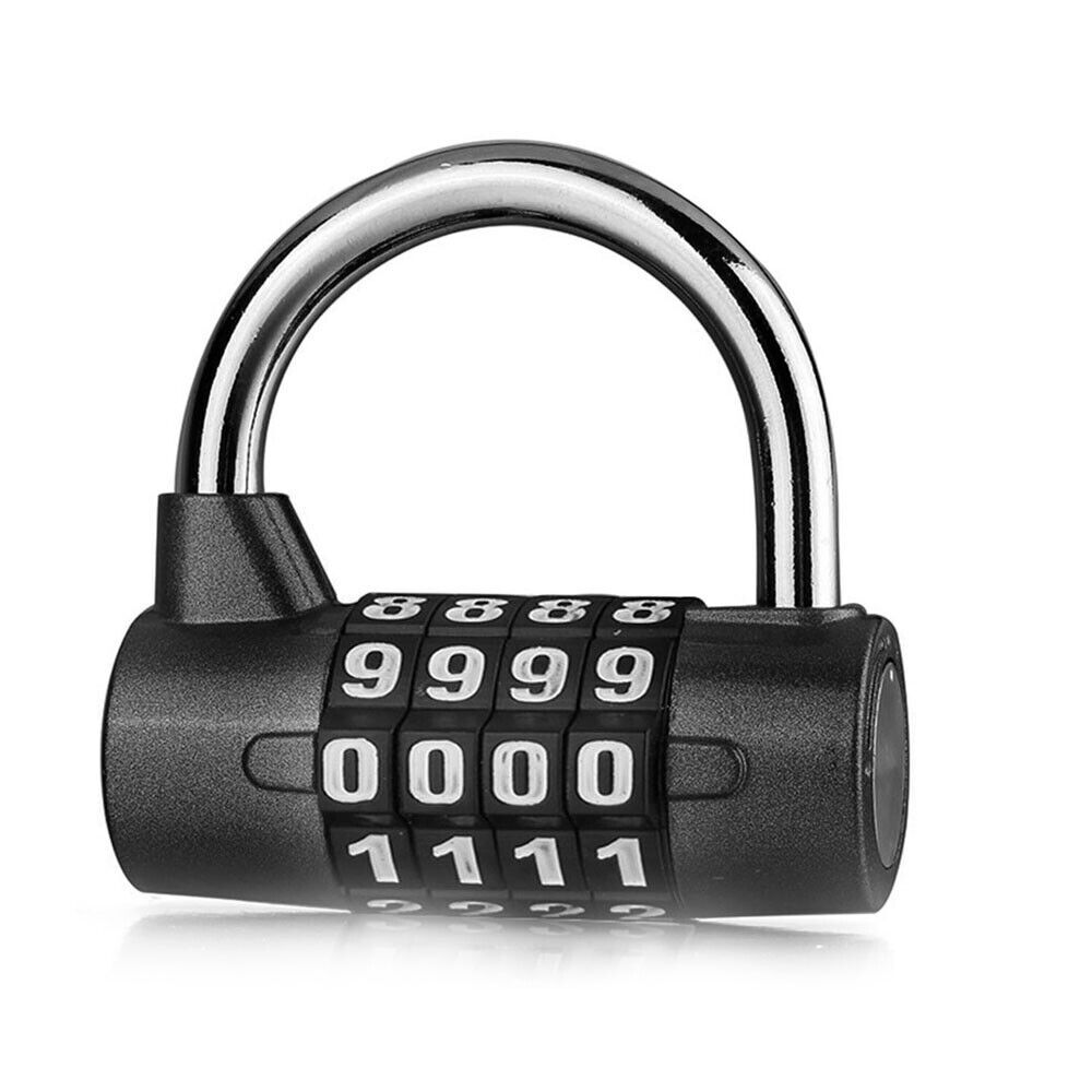 4-Position Outdoor resettable Combination Padlock