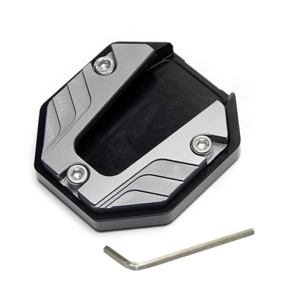Kickstand Motorbike Side Kick Stand Pad Foot Extension Pad Parking Plate Base - Picture 17 of 17