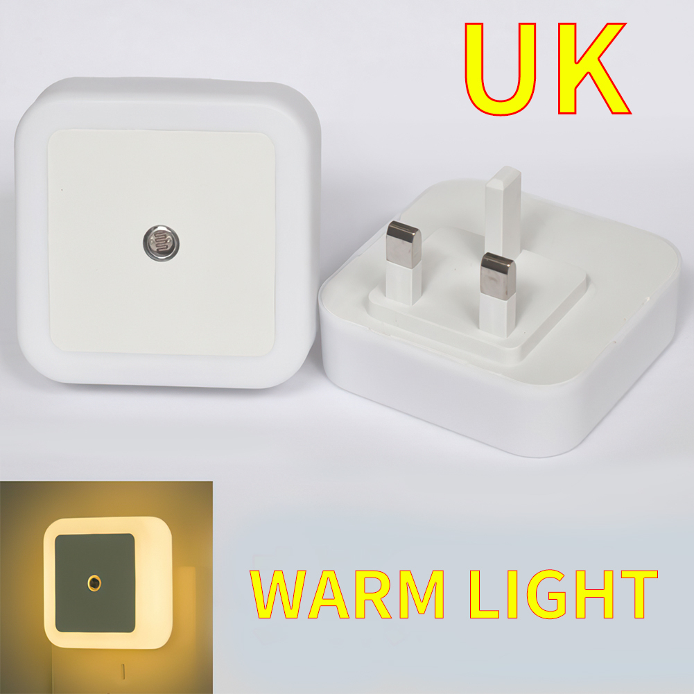 Plug in Socket Dusk Dawn Sensor Automatic LED Night Light Energy Saving