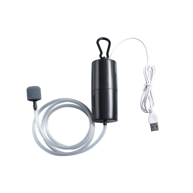 Mini Aquarium Air Pump USB Fish Tank Oxygen Pump Small Oxygenator for Fish Tan