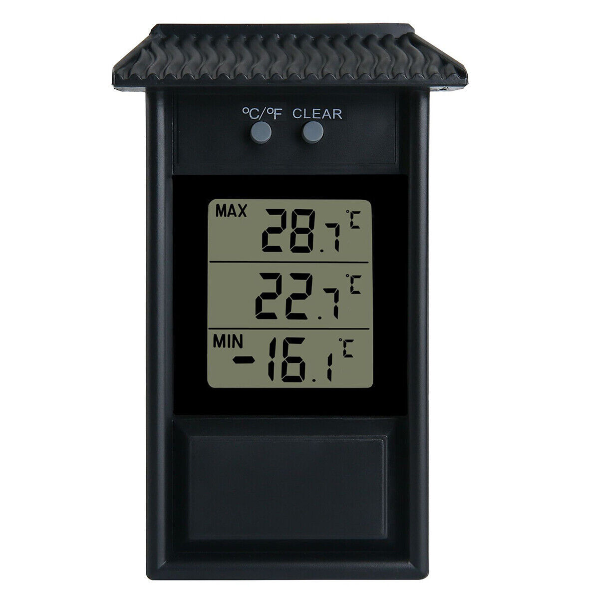 Outdoor Garden Temperature Gauge Digital Max Min Greenhouse Thermometer