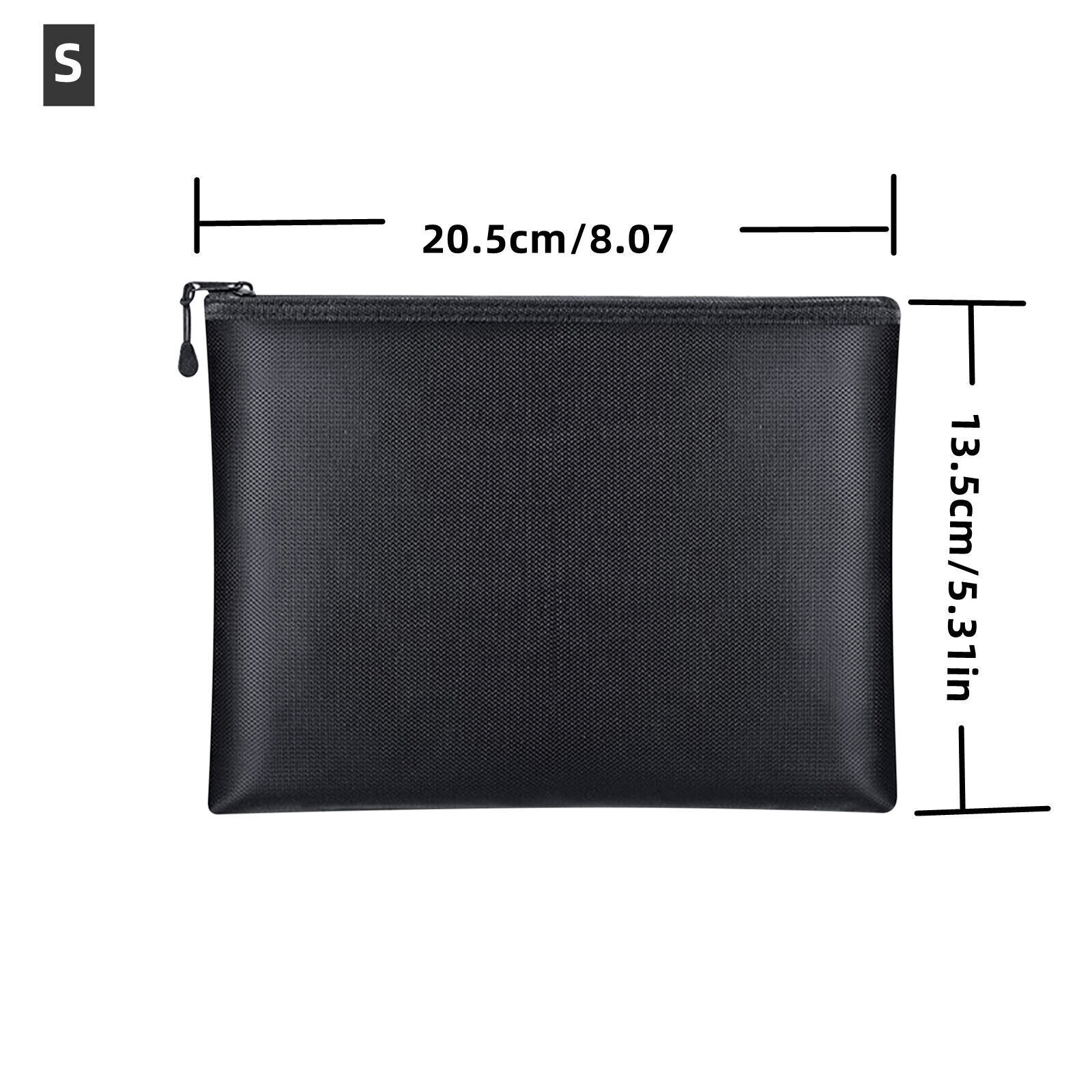 Fireproof Waterproof Document Envelope File Folder Cash Pouch Document Bag