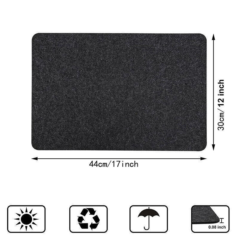 Anti Slip Heat Resistant Mat for Air Fryer 1/2x Durable Countertop Protector Mat