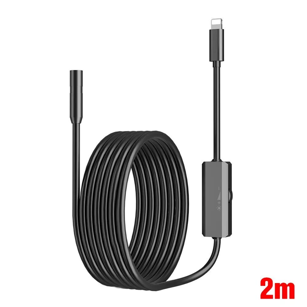 Snake Inspection Camera Endoscope Camera Borescope Scope 960P with 8 LED Lights