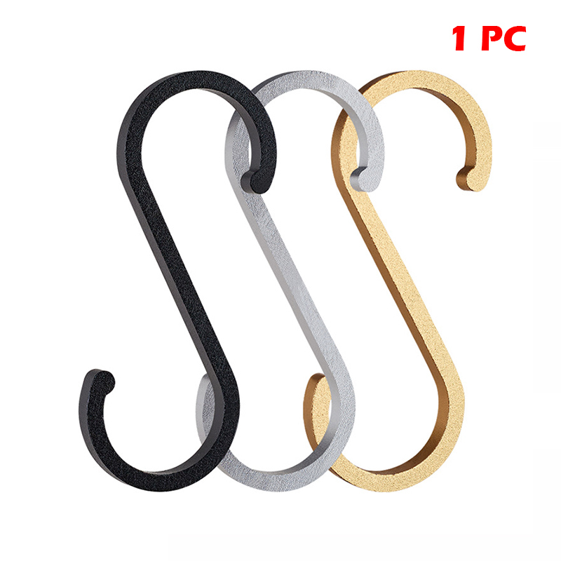1-10 Pack S Hooks Kitchen Meat Pan Utensil Clothes Stainless Steel Hanger Hooks - Picture 17 of 25