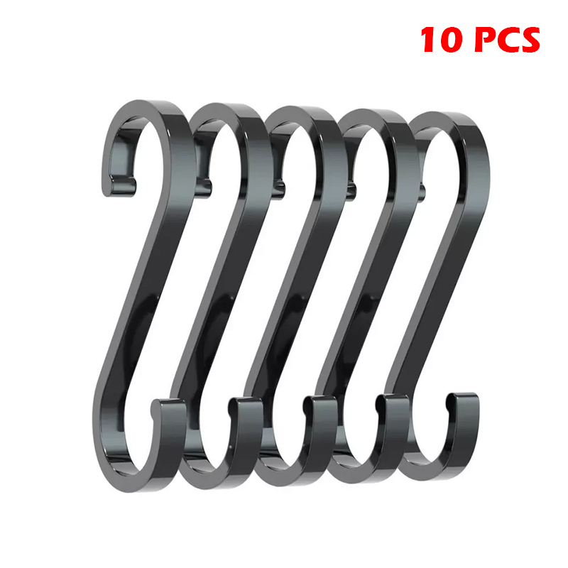 1-10 Pack S Hooks Kitchen Meat Pan Utensil Clothes Stainless Steel Hanger Hooks - Picture 23 of 25