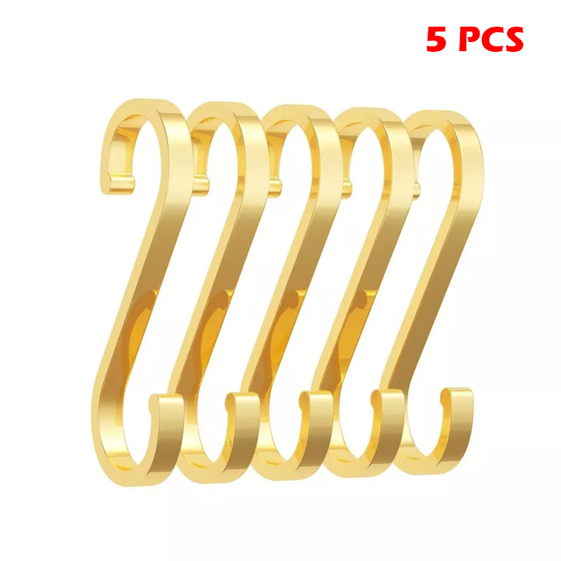 1-10 Pack S Hooks Kitchen Meat Pan Utensil Clothes Stainless Steel Hanger Hooks - Picture 21 of 25