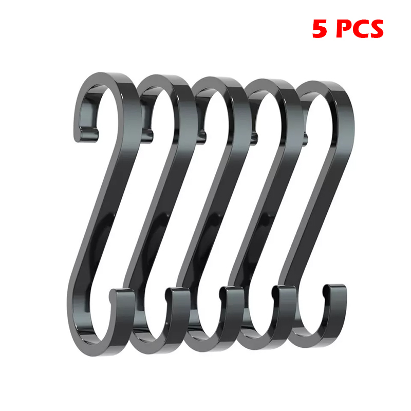1-10 Pack S Hooks Kitchen Meat Pan Utensil Clothes Stainless Steel Hanger Hooks - Picture 20 of 25